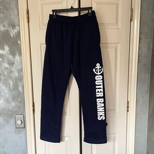 Navy Outer Banks Sweatpants Medium